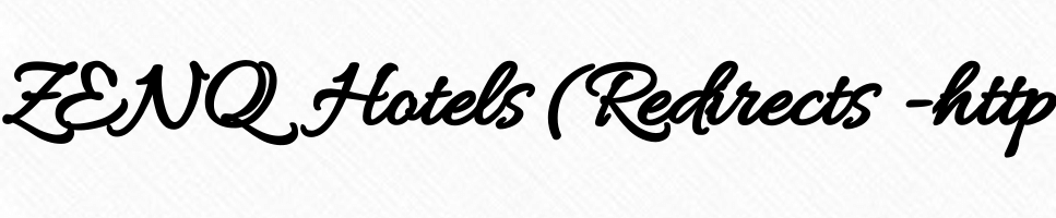 ZENQ Hotels (Redirects -http://infinitearesorts.com/) Logo